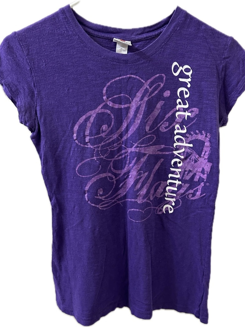 Purple 'Great Adventure' Graphic Tee